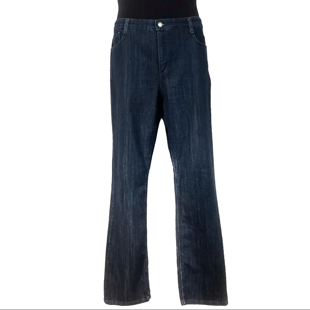 EUC Jones New York dark wash straight cut jeans
